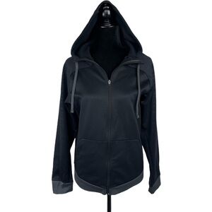 Nike Therma Fit Woman’s Hooded High collar full zip sweatshirt jacket black